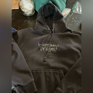 Happiness Project Black Logo Hoodie